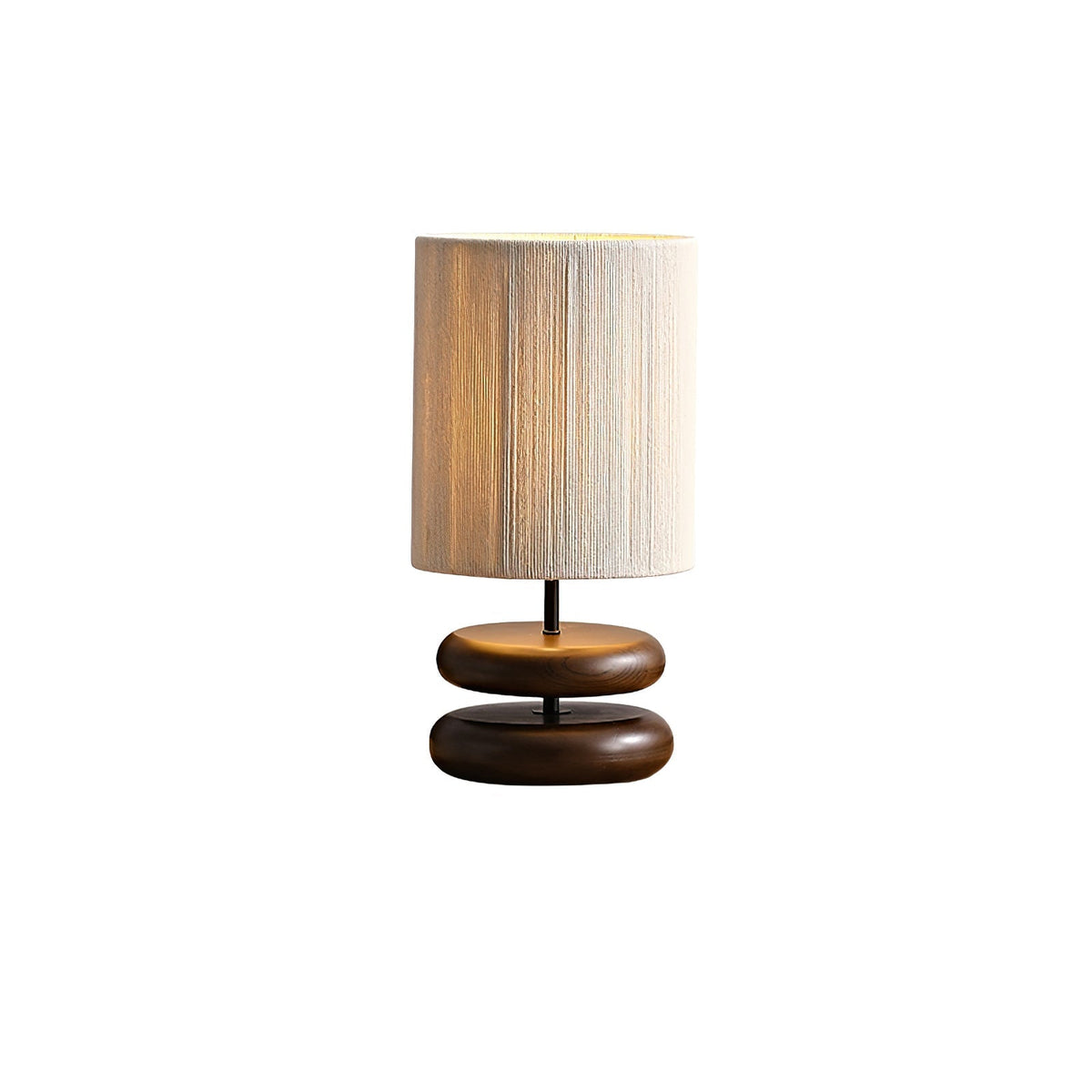Nora Wood Table Lamp ? 8.7″ x H 15.7″ / Walnut Color / US Plug Table lamp