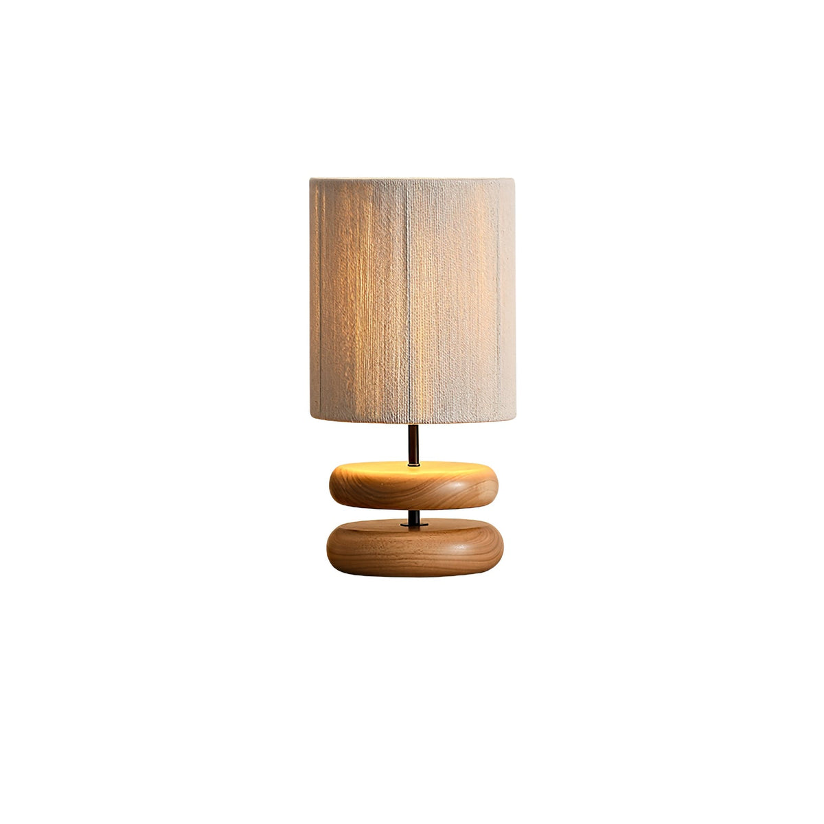 Nora Wood Table Lamp ? 8.7″ x H 15.7″ / Wood color / US Plug Table lamp