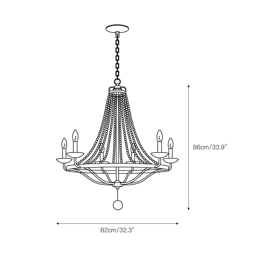 Tyzer Empire Chandelier