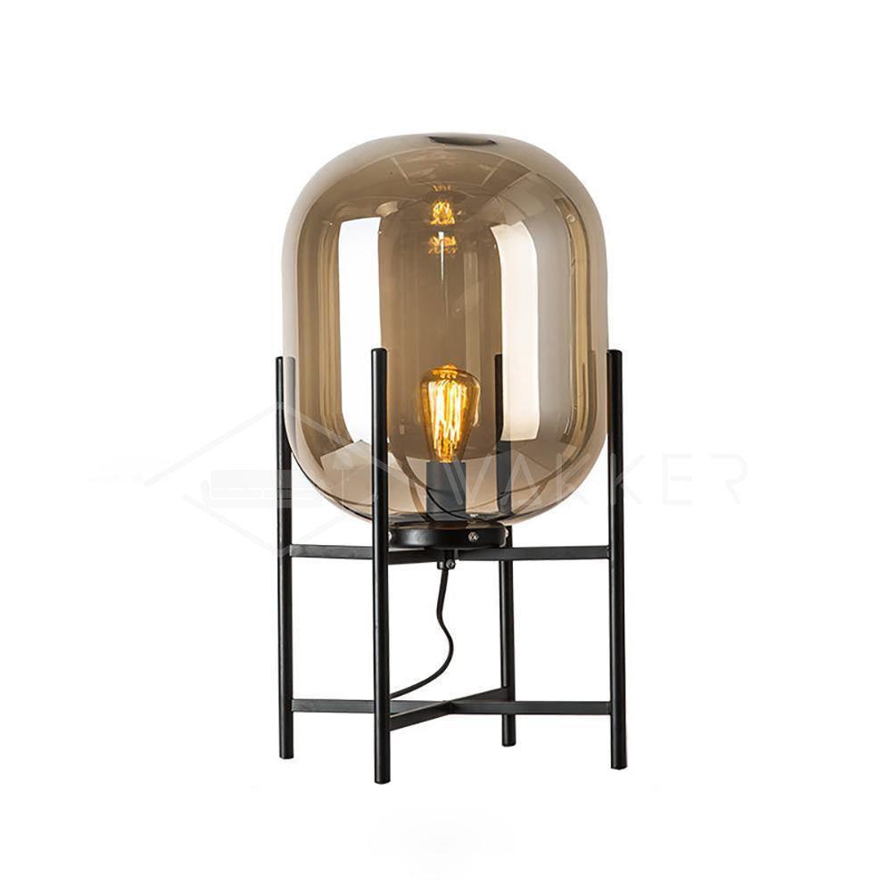 Oda Table Lamp ∅ 10.2″ x H 17.7″ / Dia 26cm x H 45cm / Amber / US Plug Table lamp