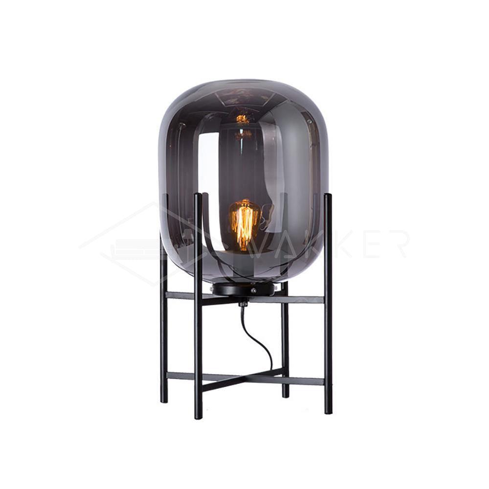 Oda Table Lamp ∅ 10.2″ x H 17.7″ / Dia 26cm x H 45cm / Grey / US Plug Table lamp