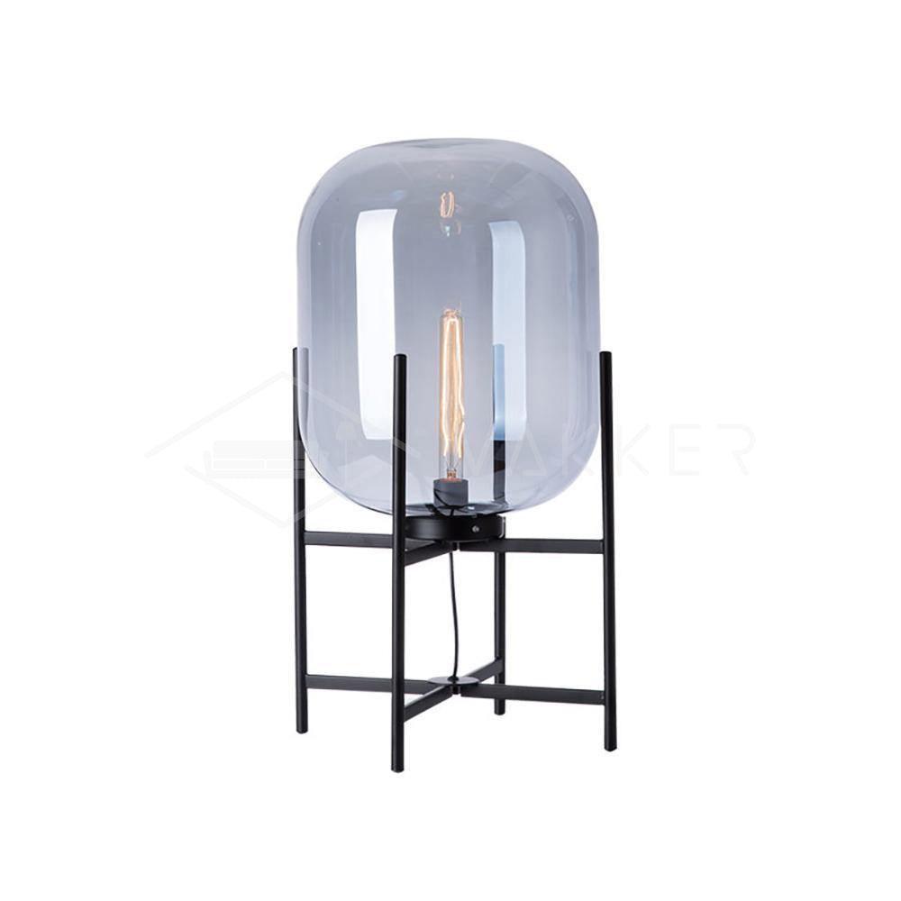 Oda Table Lamp ∅ 10.2″ x H 17.7″ / Dia 26cm x H 45cm / Light blue / US Plug Table lamp