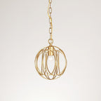 Ofelia Pendant Light 1 head Φ 8.7″ x H 9.1″ / Dia 22cm x H 23cm / Gold Pendant light