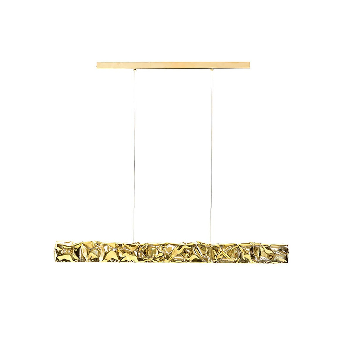 Opinion Ciatti Pendant Lamp Rectangle ∅ 63″ x H 59.1″ / Dia 160cm x H 150cm / Brass / Warm Light Pendant light