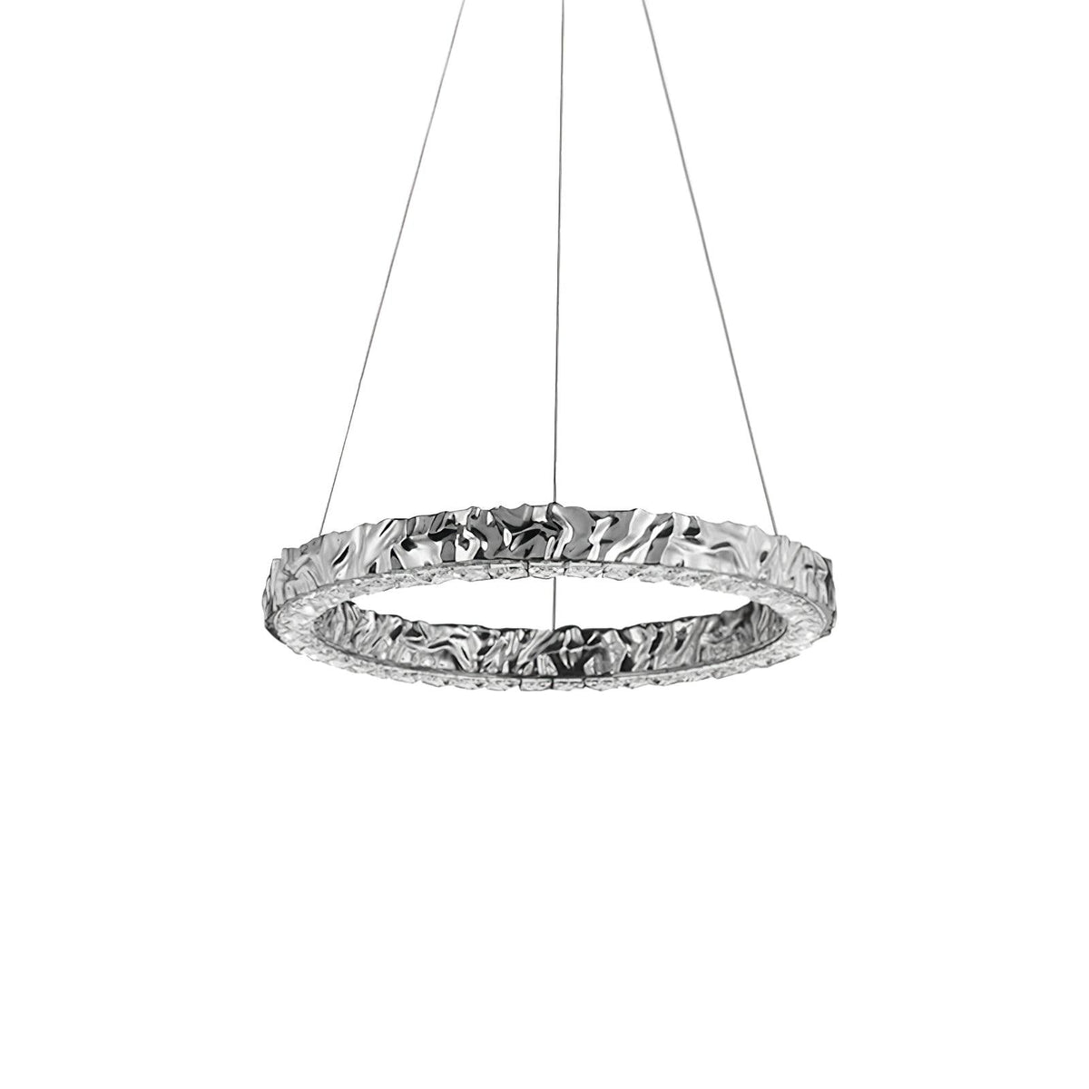 Opinion Ciatti Pendant Lamp Round ∅ 23.6″ x H 59.1″ / Dia 60cm x H 150cm / Silver / Warm Light Pendant light