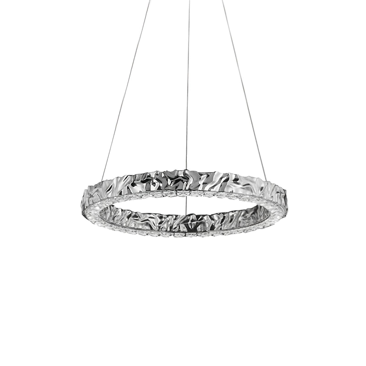 Opinion Ciatti Pendant Lamp Round ∅ 31.5″ x H 59.1″ / Dia 80cm x H 150cm / Silver / Warm Light Pendant light
