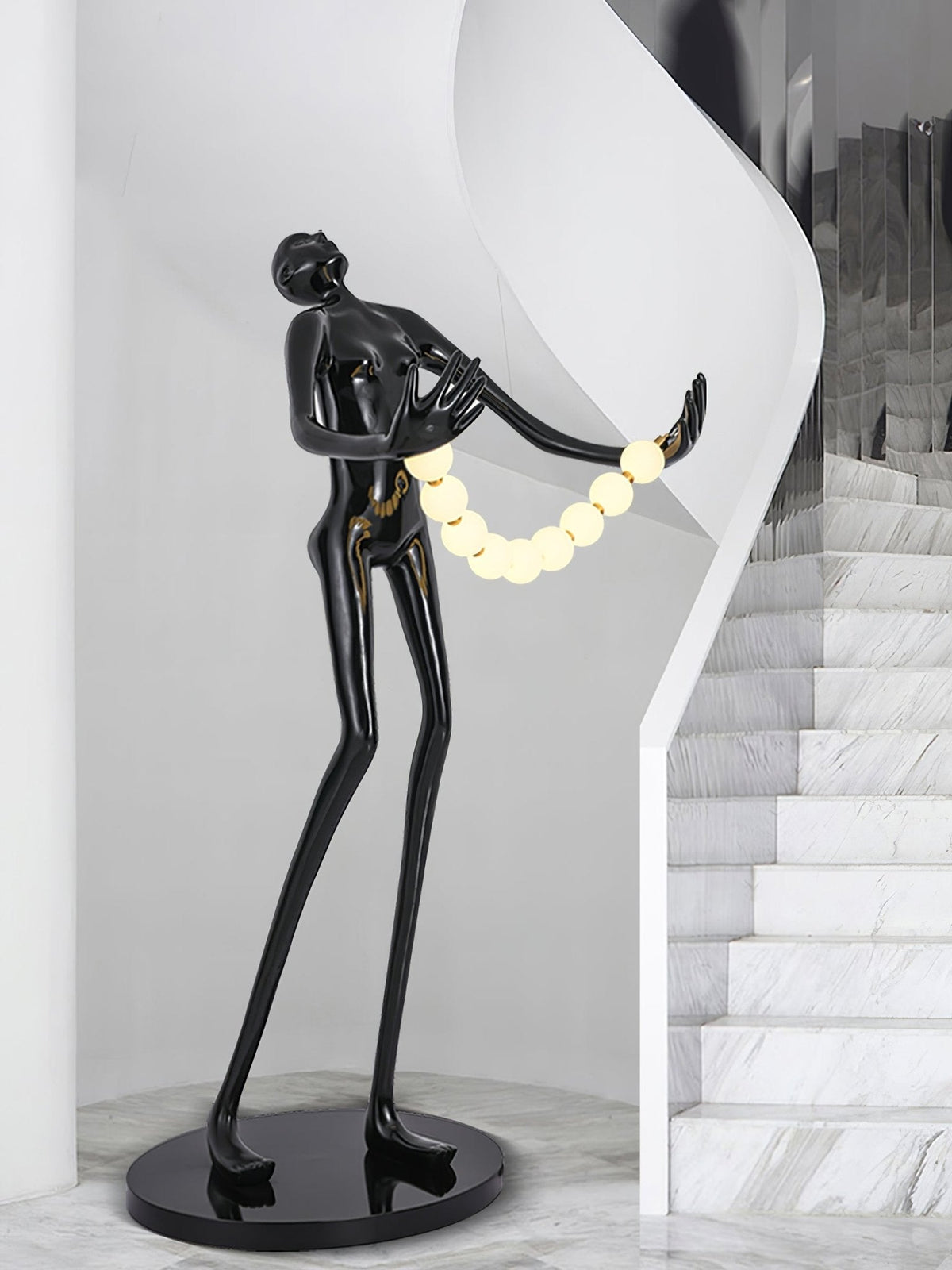 Orb Juggler Sculpture Floor Lamp Floor lamp