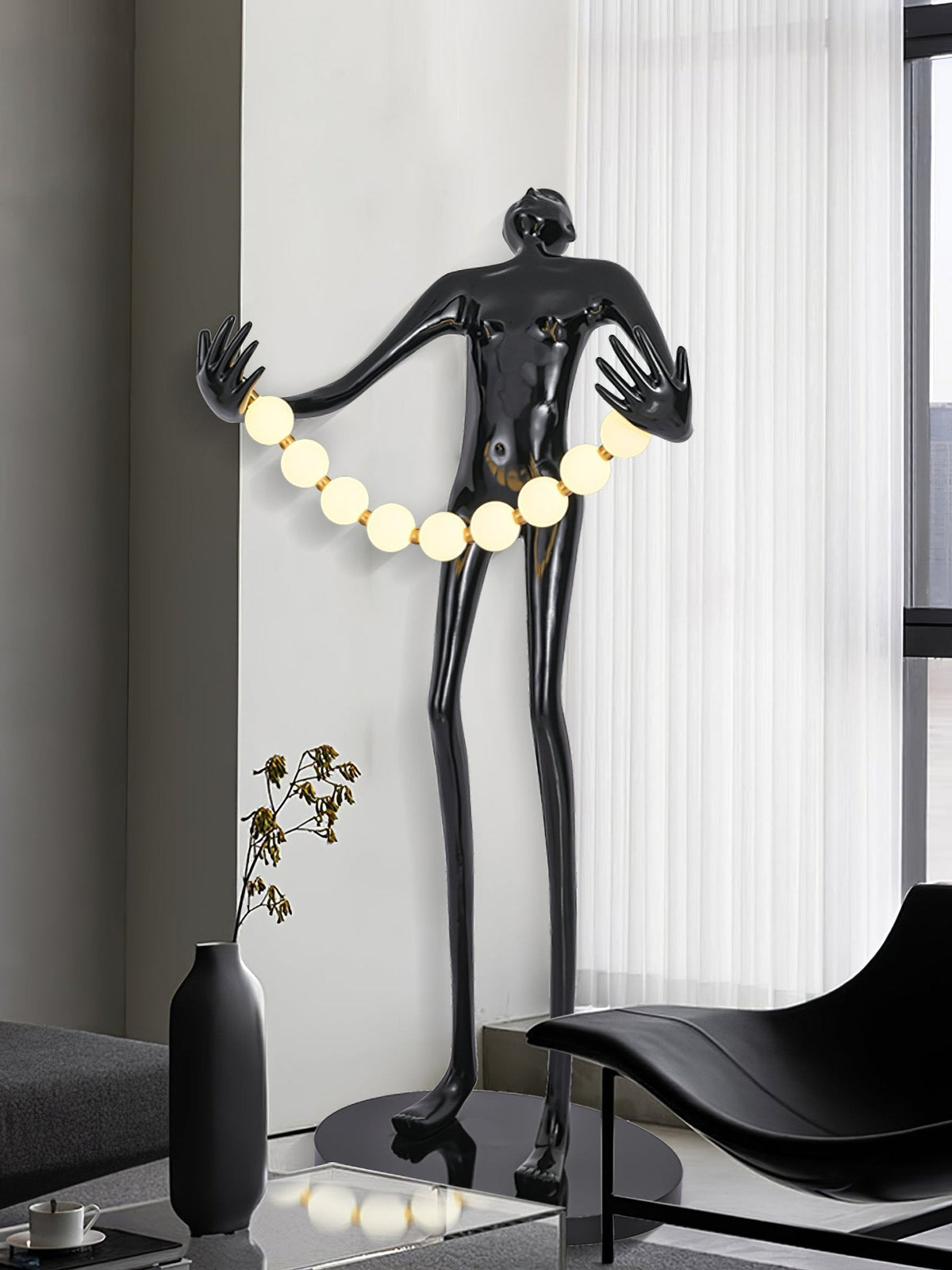 Orb Juggler Sculpture Floor Lamp Floor lamp