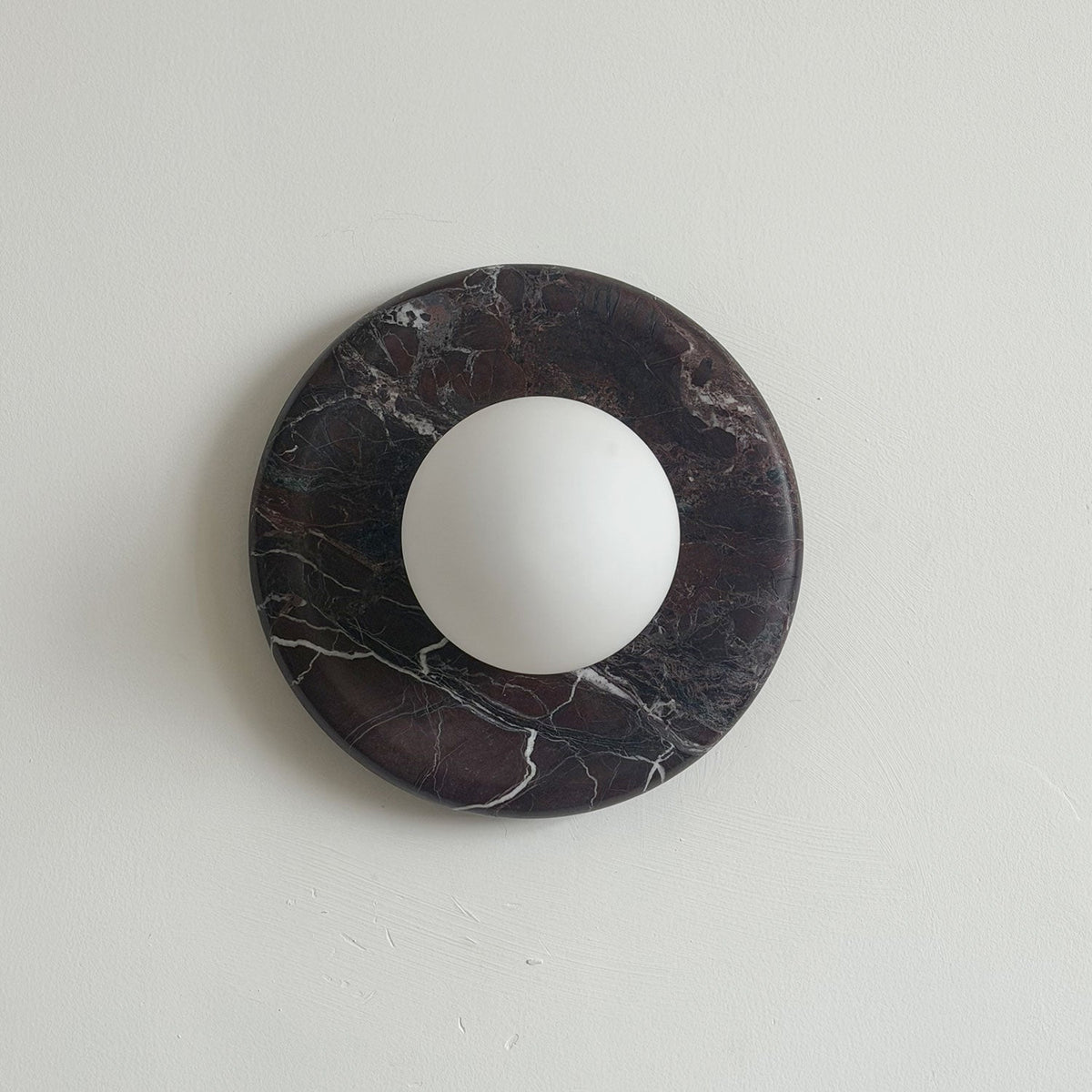 Orli Deep Purple Red Marble Sconce