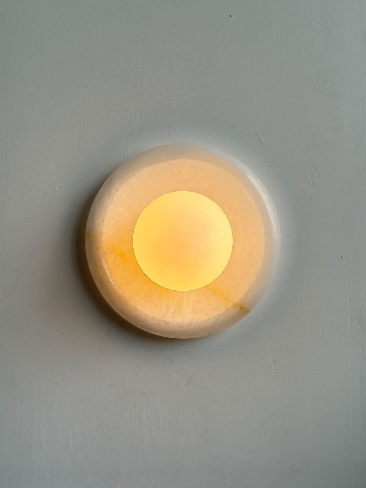 Orli White Onyx Sconce