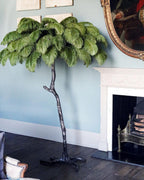 Ostrich Feather Brass Floor Lamp Floor lamp