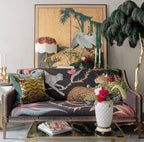 Ostrich Feather Brass Floor Lamp Floor lamp