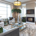 Ostrich Feather Brass Floor Lamp Floor lamp