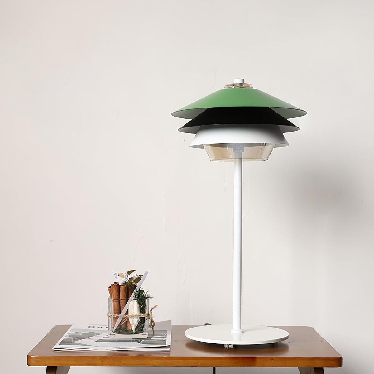 Overlay Table Lamp ∅ 10.6″ x H 21.2″ / Dia 27m x H 54cm / Green / US Plug Table lamp