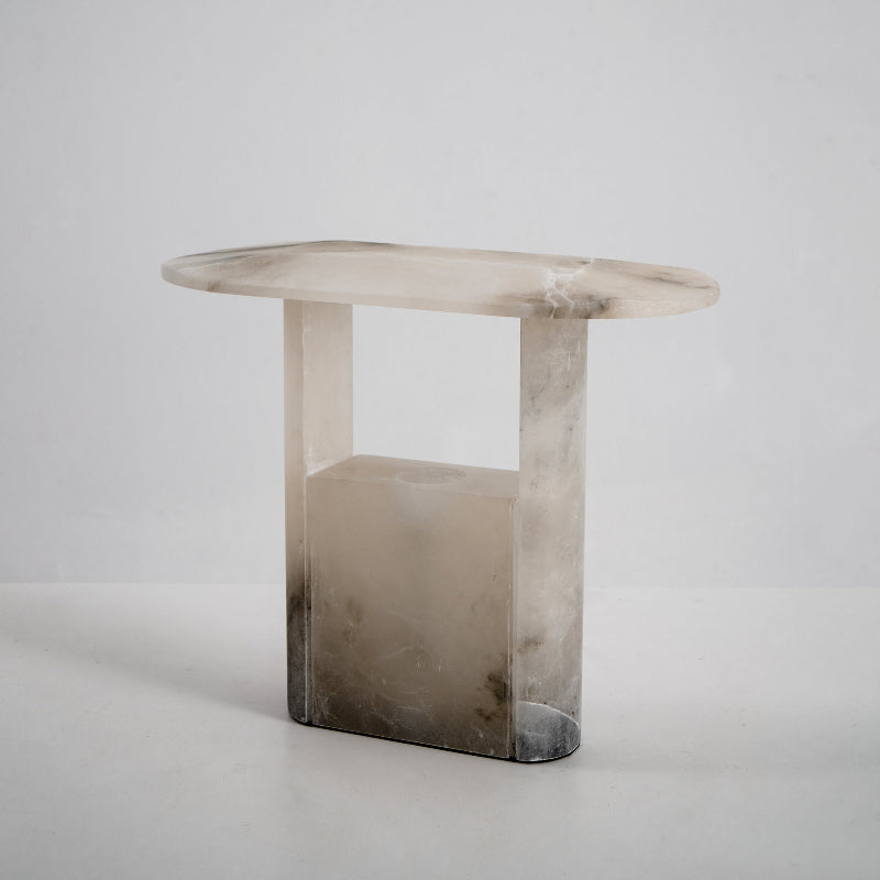Pagoda Alabaster Table Lamp