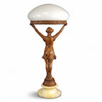 Pair of Art Deco Cabaret Dancer Figural Table Lamps