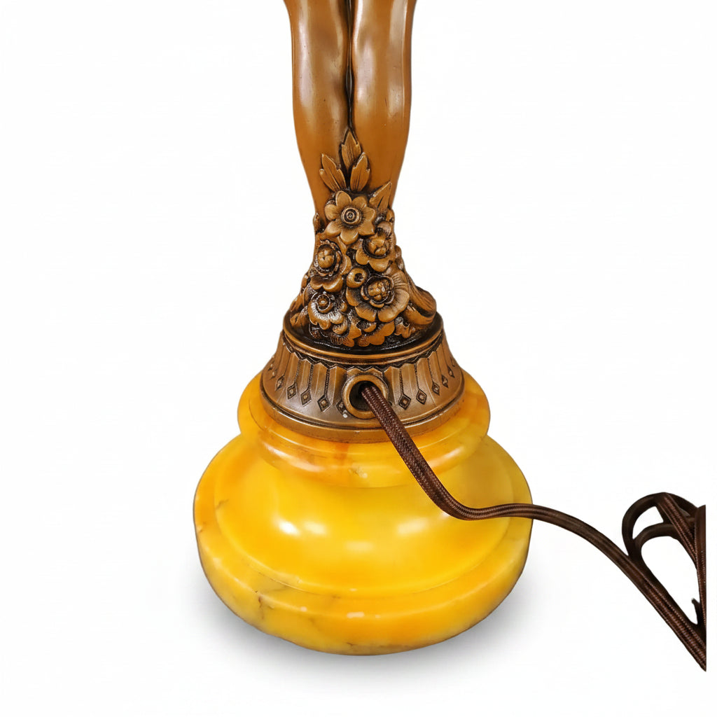 Pair of Art Deco Cabaret Dancer Figural Table Lamps