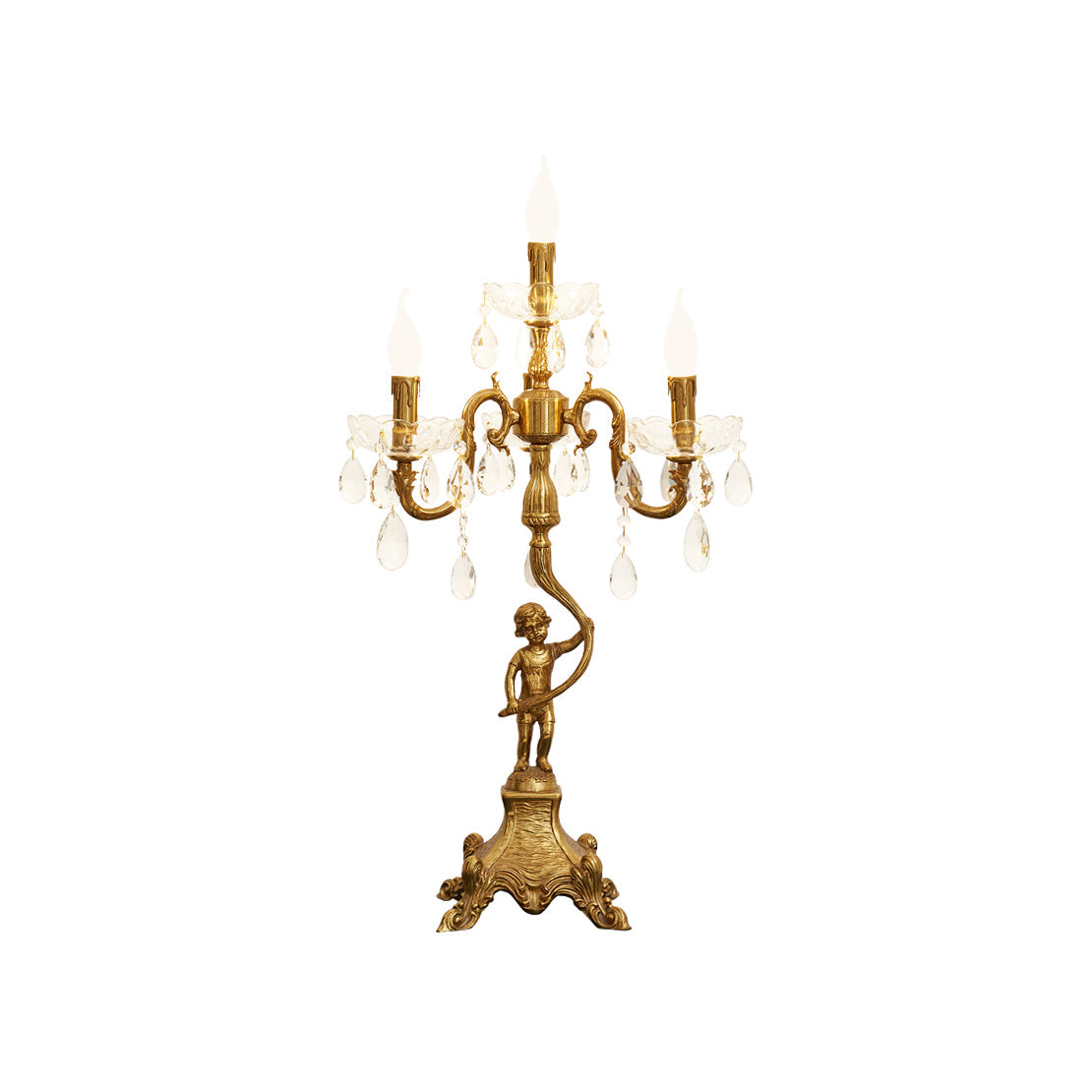 Pairpoint Candlestick Table Lamp