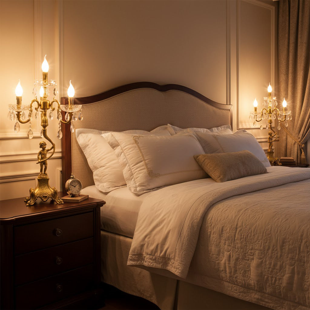 Pairpoint Candlestick Table Lamp