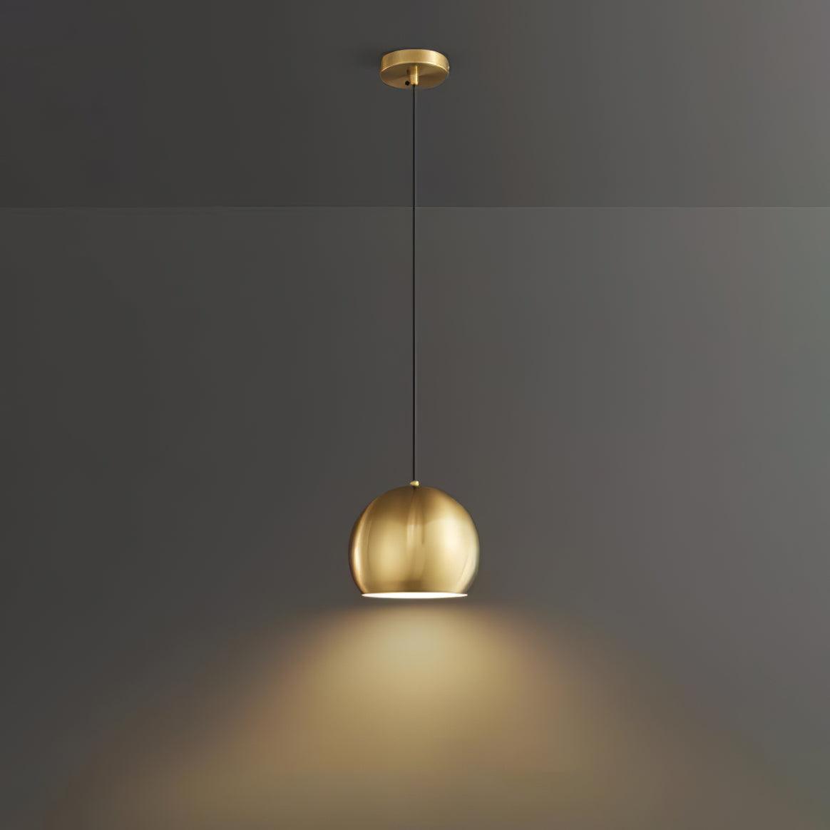 Palla Brass Pendant Lamp Model A ∅ 7.1″ x H 5.9″ / Dia 18cm x H 15cm / Brass Pendant light