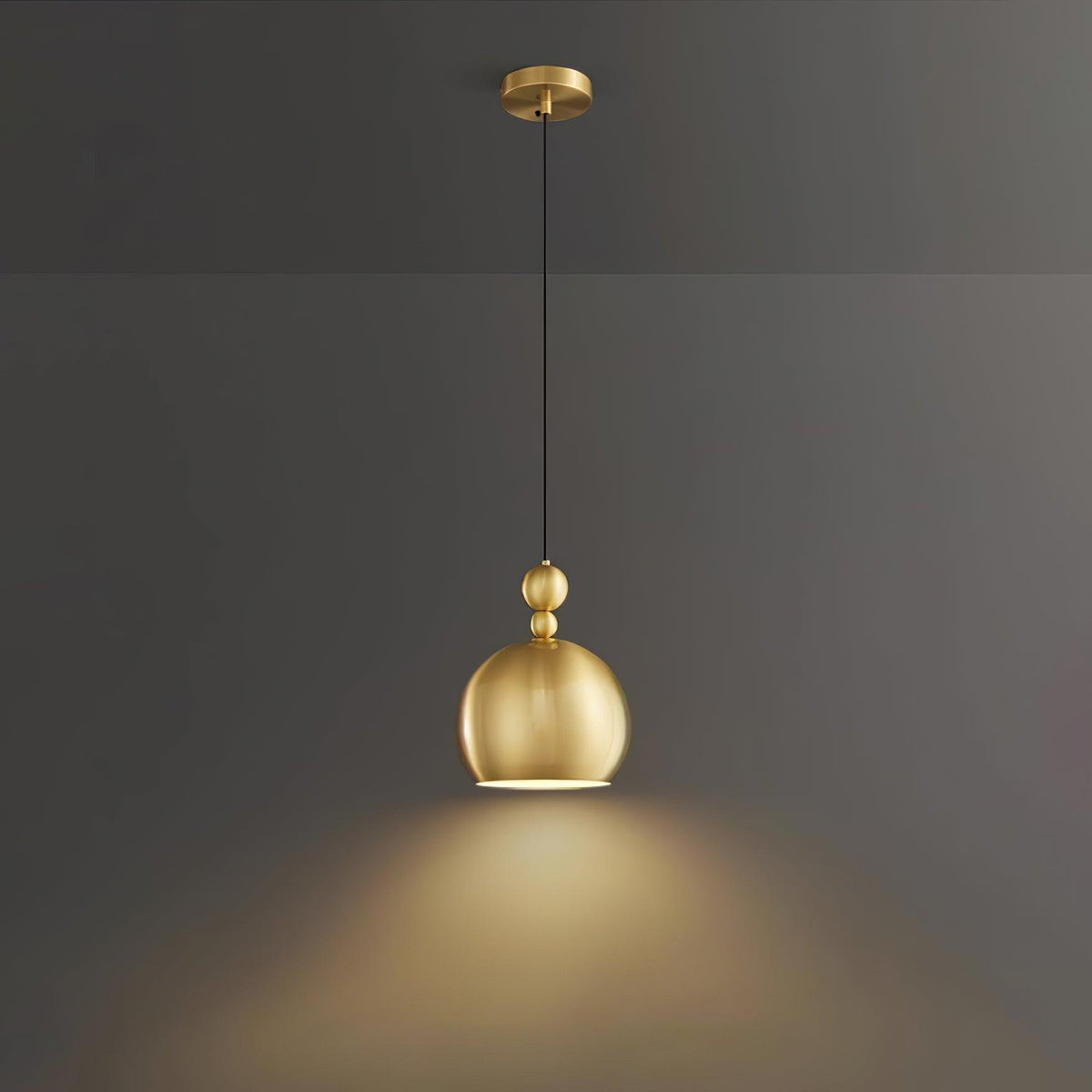 Palla Brass Pendant Lamp Model B ∅ 7.1″ x H 9.1″ / Dia 18cm x H 23cm / Brass Pendant light