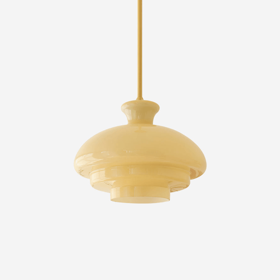 Paolina Glass Pendant Lamp ? 15.7″ x H 11.8″ / Dia 40cm x H 30cm / Yellow Pendant light