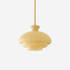 Paolina Glass Pendant Lamp ? 15.7″ x H 11.8″ / Dia 40cm x H 30cm / Yellow Pendant light