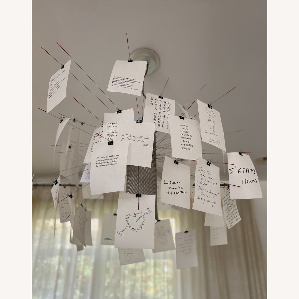 Paper Chandelier Chandelier