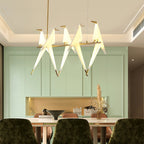 Paper Crane Bird LED Chandelier Chandelier