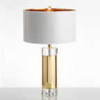 Parker Table Lamp ? 15″ x H 26.4″ / Dia 38 cm x H 67 cm / Gold / US Plug Table lamp