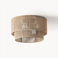 Patrici Paper Ceiling Light ? 13.8″ x H 7.9″ / Dia 35cm x H 20cm / Brown Ceiling lamp
