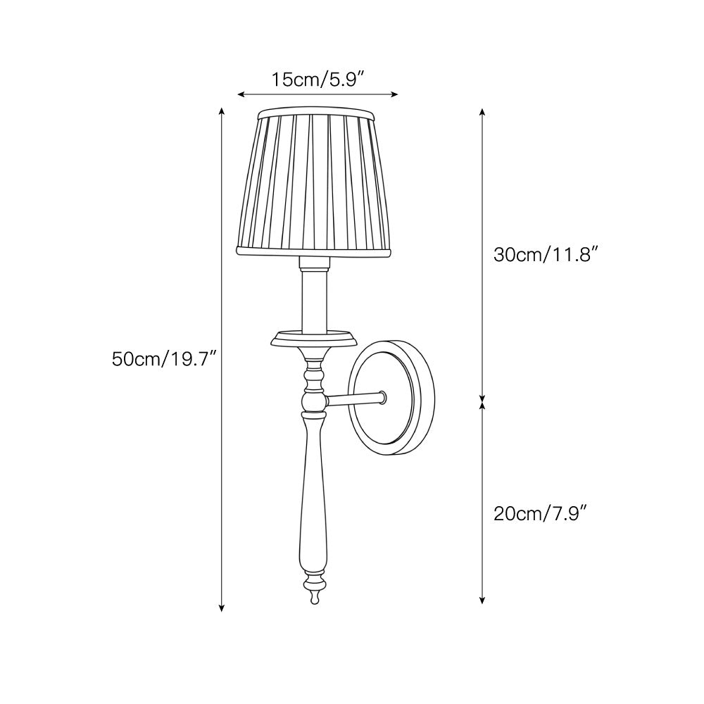 Oxford Brass Wall Sconce