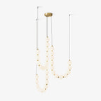 Acrylic Pearl Necklace Chandelier Chandelier