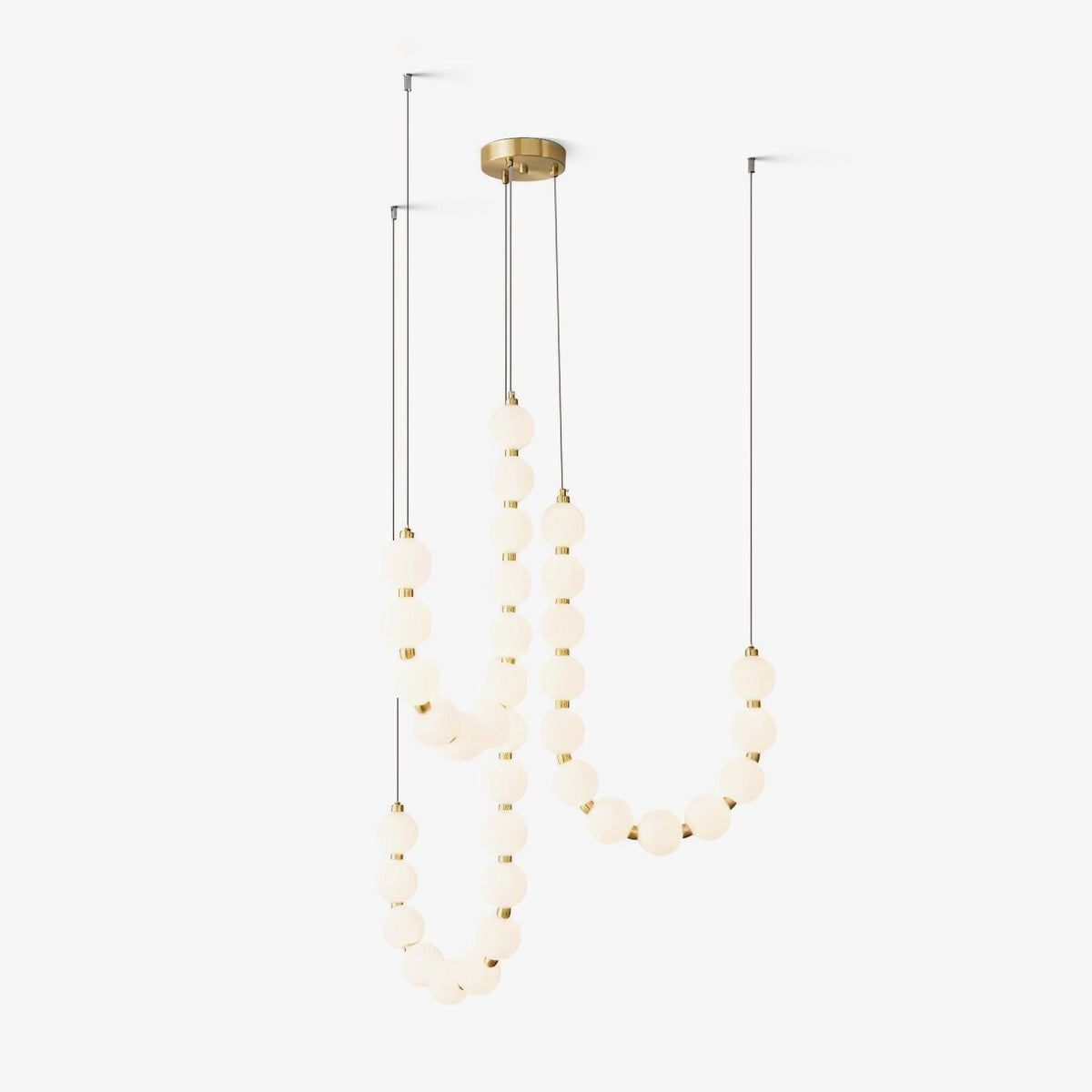 Acrylic Pearl Necklace Chandelier Chandelier