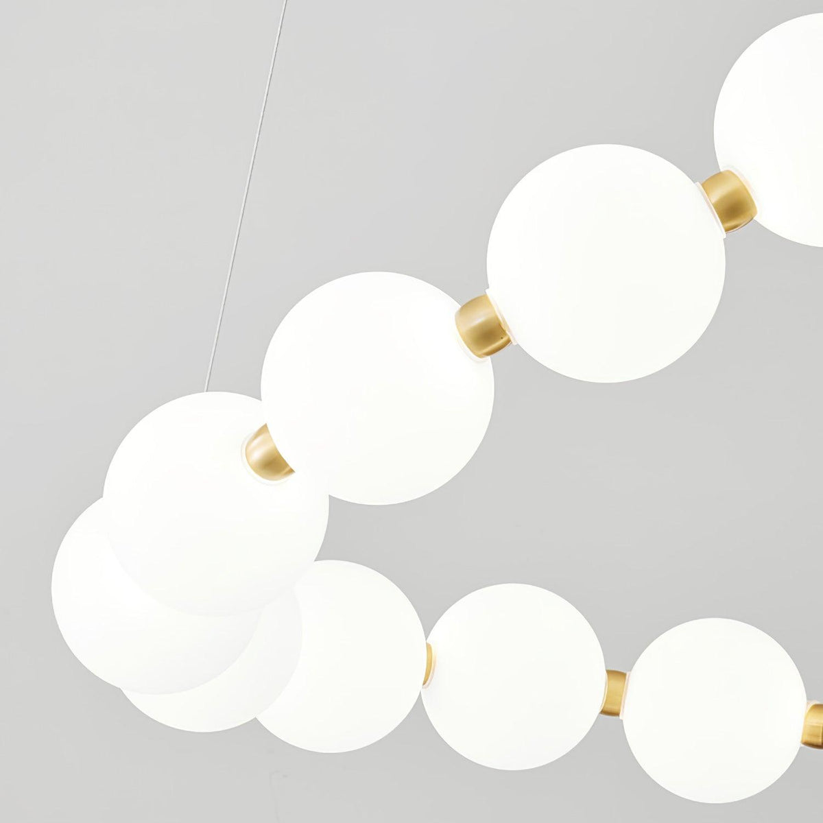 Acrylic Pearl Necklace Chandelier Chandelier
