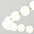 Glass Pearl Necklace Chandelier Chandelier