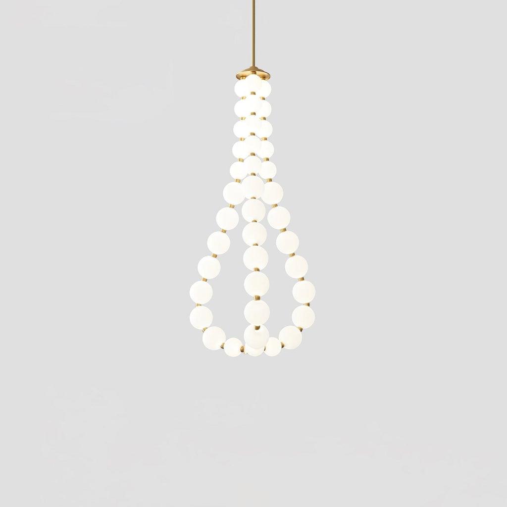 Acrylic Pearl Necklace Chandelier Chandelier