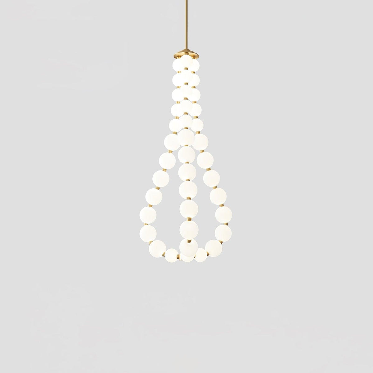 Glass Pearl Necklace Chandelier Chandelier