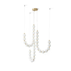 Glass Pearl Necklace Chandelier Chandelier
