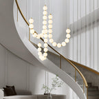 Acrylic Pearl Necklace Chandelier Chandelier