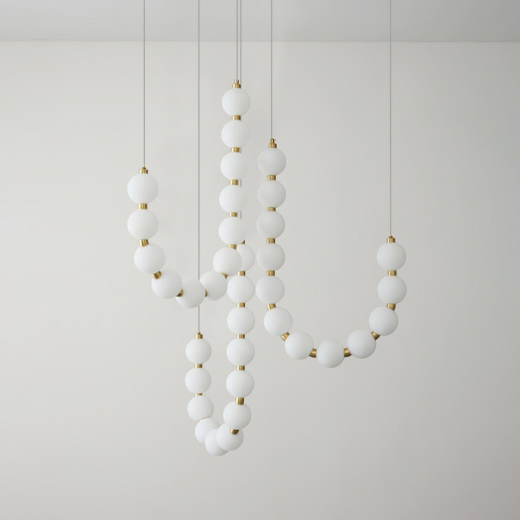 Acrylic Pearl Necklace Chandelier Chandelier