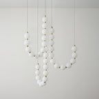 Acrylic Pearl Necklace Chandelier Chandelier