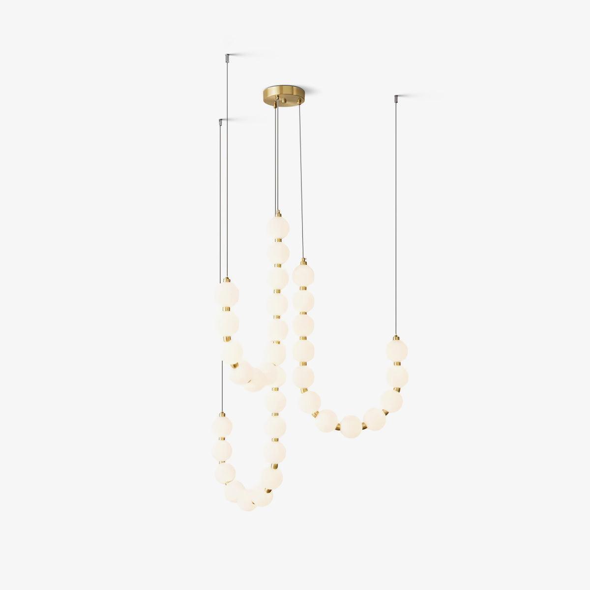 Acrylic Pearl Necklace Chandelier Chandelier