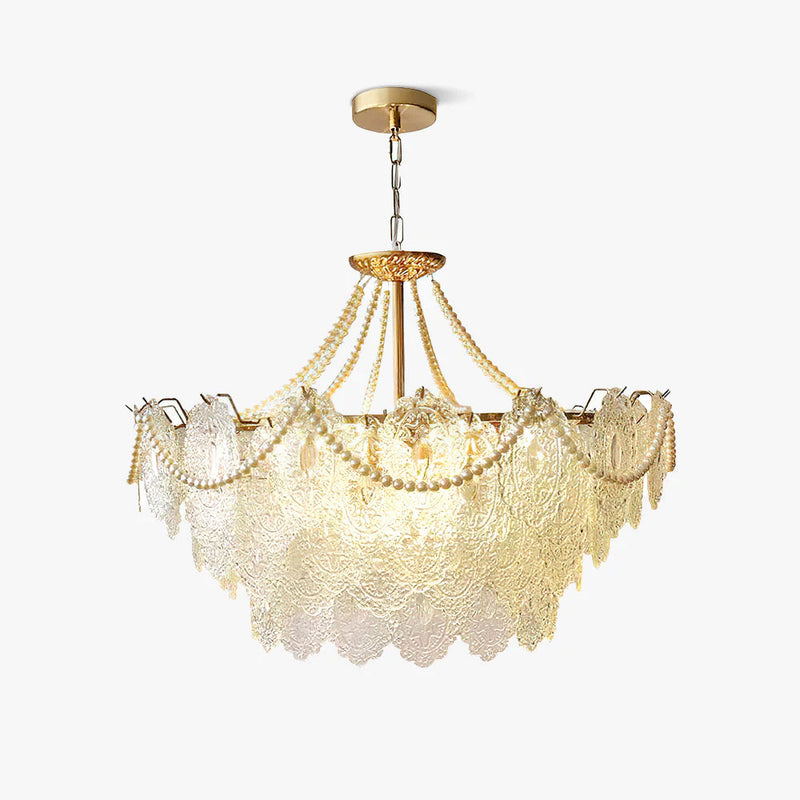 Pearls Glass Chandelier Chandelier