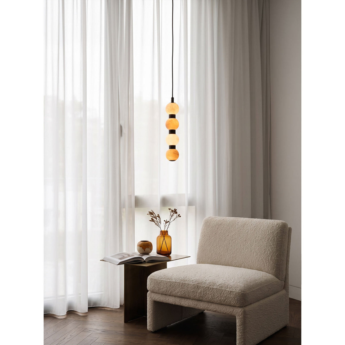 Perle Alabaster Pendant Lamp