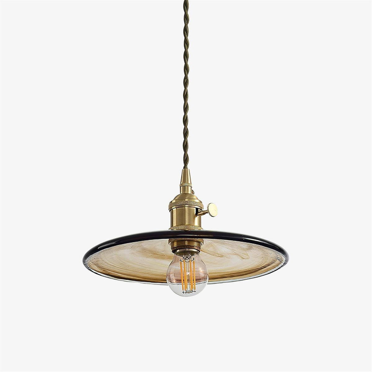 Perrin Pendant Light ∅ 8.7″ x H 3.9″ / Dia 22cm x H 10cm / Brown Pendant light