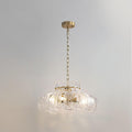 Petal Ice Pendant Light ? 15.7 ″ x H 9.8″ / Dia 40cm x H 25cm / Brass & Clear Pendant light