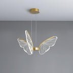 Phalaenopsis Chandelier 3 heads ? 26.7″ x H 11″ / Dia 68cm x H 28cm / Gold & Clear / Three-Color Changing Light