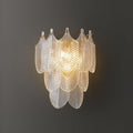 Piemonte Wall Sconce L 11.8″ x W 6.3″ x H 12.6″ / L 30cm x W 16cm x H 32cm / Brass + Clear Wall lamp