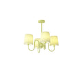 Pleated Fabric Matcha Chandelier 4 heads ? 25.6″ x H 15.7″ / Dia 65cm x H 40cm / Matcha & White fabric Chandelier